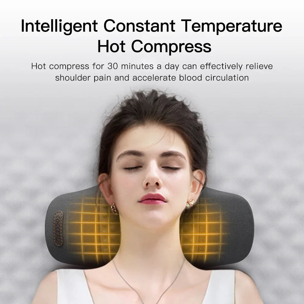 Cervical Neck Massager Pillow – Heated Traction Pain Relief Device