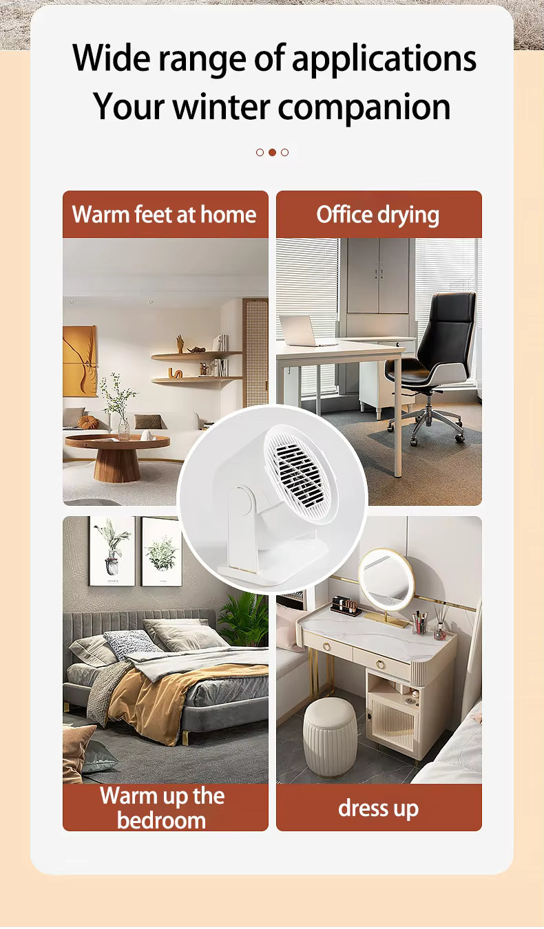 Indoor Electric Space Heater – Energy-Saving Compact Heater for Home