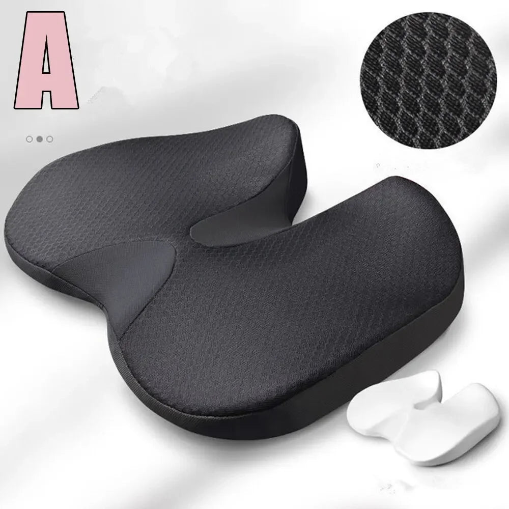 Orthopedic Memory Foam Seat Cushion – Tailbone & Sciatica Pain Relief Cushion