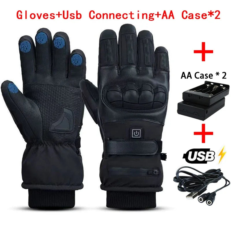Rechargeable Heated Gloves – Waterproof Winter Gloves for Outdoor Work