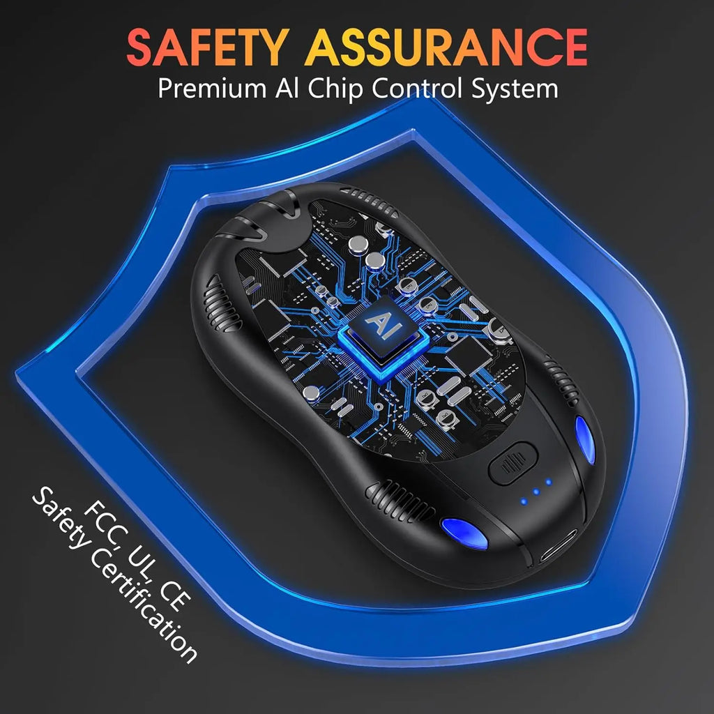 Rechargeable Hand Warmers (2-Pack) – 10000mAh Portable Outdoor Heater