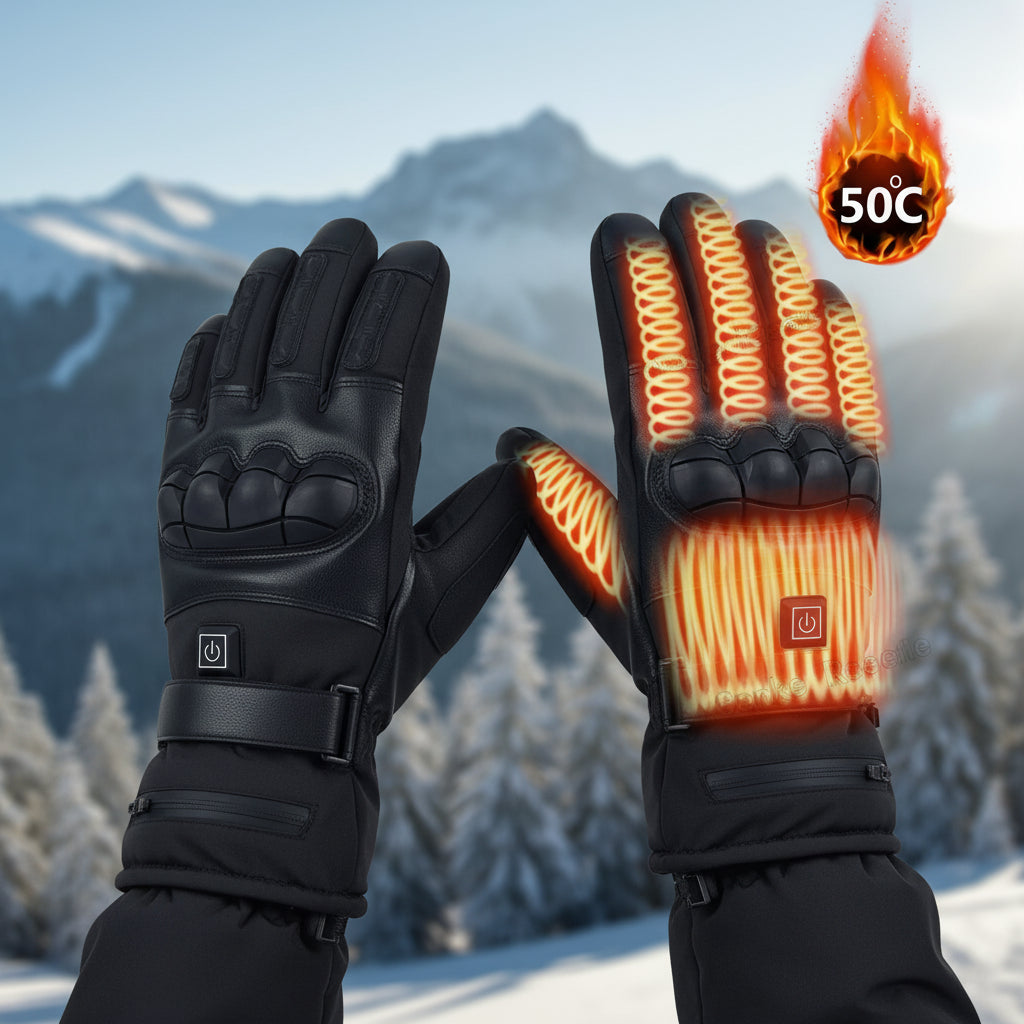 Rechargeable Heated Gloves – Waterproof Winter Gloves for Outdoor Work