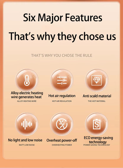 Indoor Electric Space Heater – Energy-Saving Compact Heater for Home