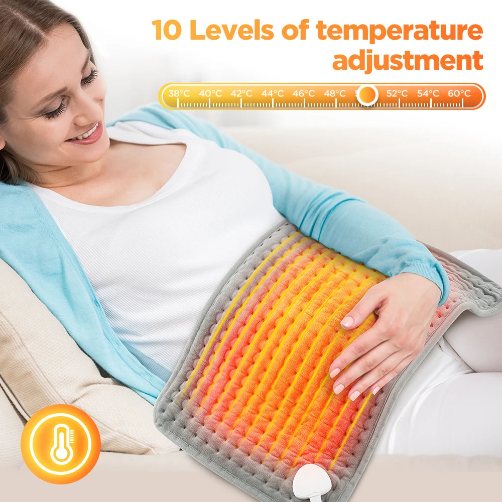 Electric Heating Pad – 9-Level Heat Therapy Pad with Auto Shut-Off