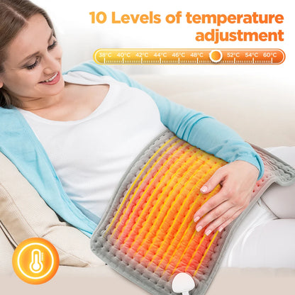 Electric Heating Pad – 9-Level Heat Therapy Pad with Auto Shut-Off