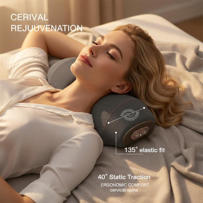 Cervical Neck Massager Pillow – Heated Traction Pain Relief Device