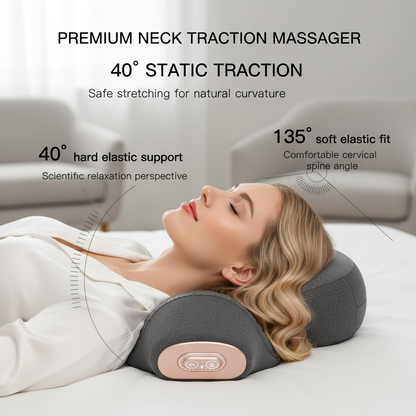 Cervical Neck Massager Pillow – Heated Traction Pain Relief Device