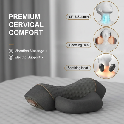 Cervical Neck Massager Pillow – Heated Traction Pain Relief Device