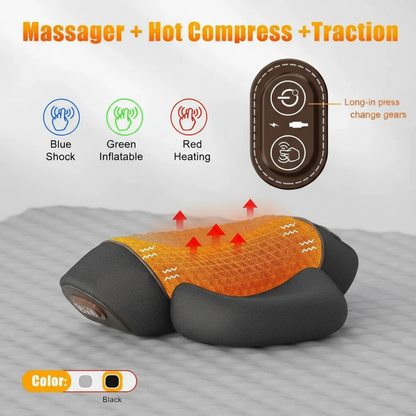 Cervical Neck Massager Pillow – Heated Traction Pain Relief Device